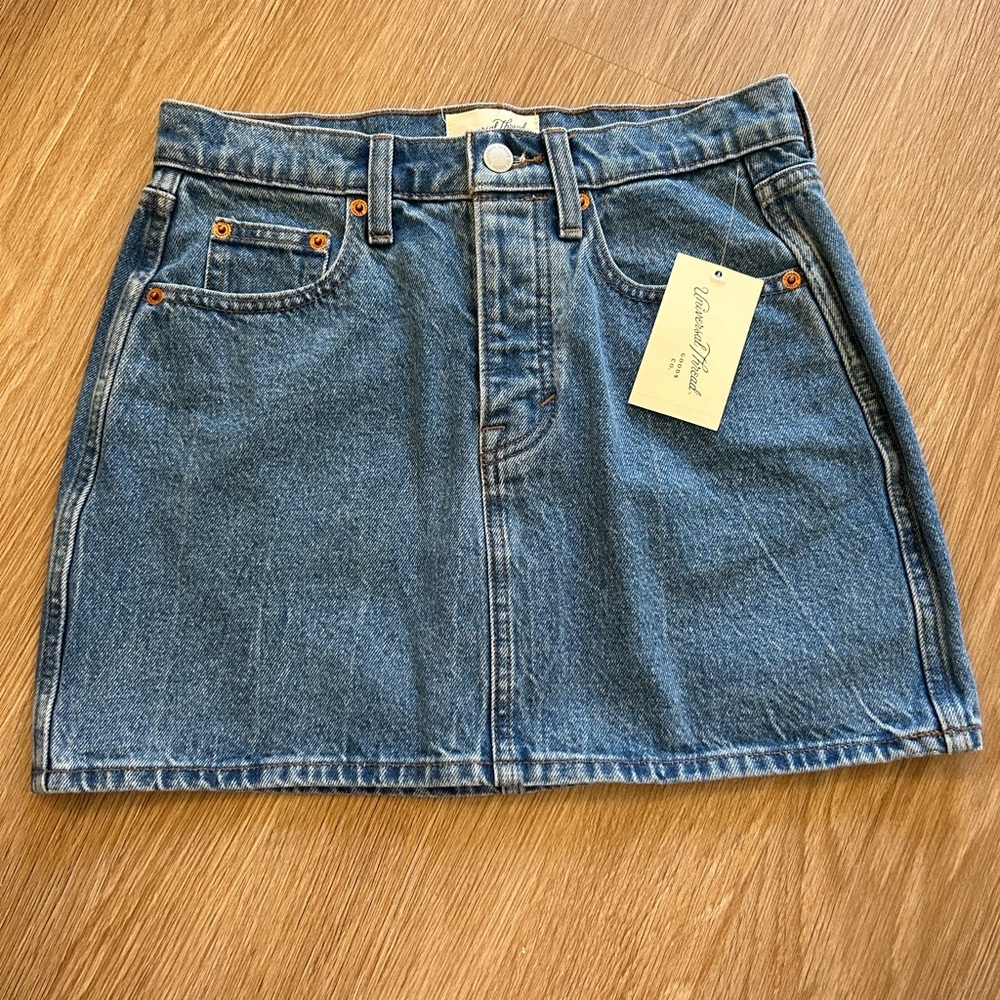 Universal Thread Blue Denim Mini Skirt